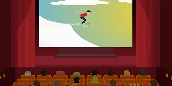 ③映画スクリーン